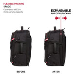 SwissGear 3766 Extra Large 48L Travel Backpack with USB Charging Port, Built - in RFID, Fits 16 Inch Laptop