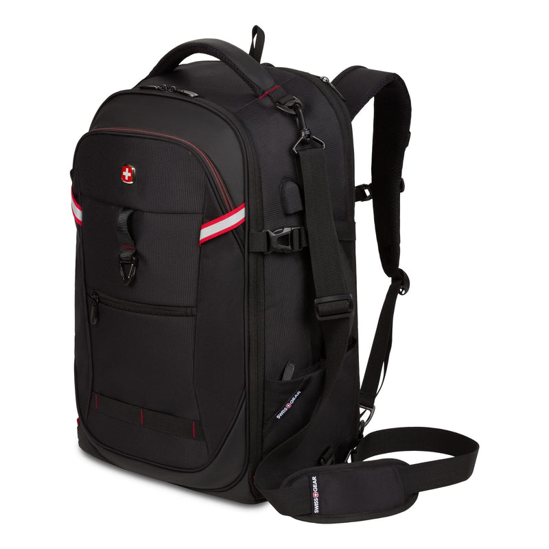 SwissGear 3766 Extra Large 48L Travel Backpack with USB Charging Port, Built - in RFID, Fits 16 Inch Laptop