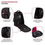 SwissGear 3766 Extra Large 48L Travel Backpack with USB Charging Port, Built - in RFID, Fits 16 Inch Laptop