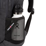 SwissGear 5505 Cecil 16” Laptop Backpack Charcoal – Daily Laptop Bag with Gear Attachment Options – Multiple Organizer Pockets & Padded Shoulder Straps