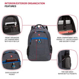 SwissGear 5918 Laptop Backpack, Grey, 17.75 - Inch