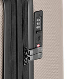 SwissGear 7272 Energie Expandable Hardside Luggage with Spinner Wheels and TSA Lock, Light Gold, 3 - Piece Set (19/24/27)