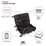 SwissGear 7272 Energie Expandable Hardside Luggage with Spinner Wheels and TSA Lock, White, 2 - Piece Set (19/27)