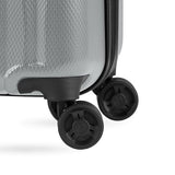 SwissGear 7272 Energie Hardside Expandable Luggage with Spinner Wheels, Silver, 3-Piece Set (19/24/27)