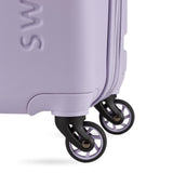 SwissGear 7366 Signature Hardside Expandable Luggage with Spinner Wheels, TSA Lock, Cup - Holder, Evening Haze, 3 - Piece Set (19/23/27)
