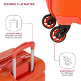 SwissGear 7366 Signature Hardside Expandable Luggage with Spinner Wheels, TSA Lock, Cup - Holder, Orange, 2 - Piece Set (19/27)
