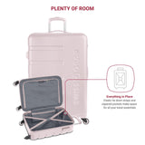 SwissGear 7366 Signature Hardside Expandable Luggage with Spinner Wheels, TSA Lock, Cup - Holder, Pink, 2 - Piece Set (19/27)