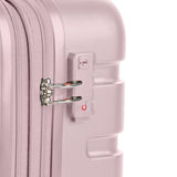 SwissGear 7366 Signature Hardside Expandable Luggage with Spinner Wheels, TSA Lock, Cup - Holder, Pink, Carry - On 19 - Inch