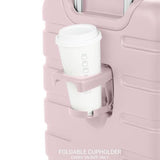 SwissGear 7366 Signature Hardside Expandable Luggage with Spinner Wheels, TSA Lock, Cup - Holder, Pink, Carry - On 19 - Inch