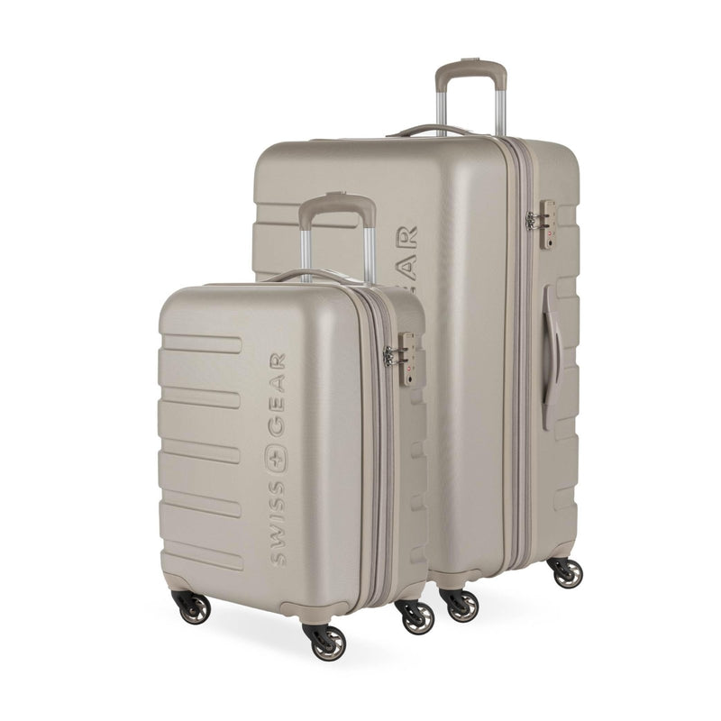 SwissGear 7366 Signature Hardside Expandable Luggage with Spinner Wheels, TSA Lock, Cup - Holder, Sand, 2 - Piece Set (19/27)
