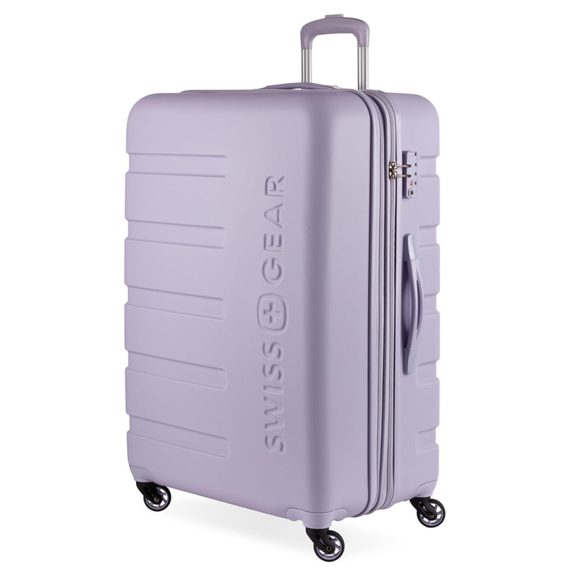 SwissGear 7366 Signature Hardside Expandable Luggage with Spinner Wheels, TSA Lock, Evening Haze, Checked - Large 27 - Inch