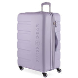 SwissGear 7366 Signature Hardside Expandable Luggage with Spinner Wheels, TSA Lock, Evening Haze, Checked-Large 27-Inch