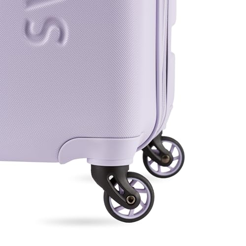 SwissGear 7366 Signature Hardside Expandable Luggage with Spinner Wheels, TSA Lock, Evening Haze, Checked - Large 27 - Inch