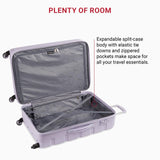 SwissGear 7366 Signature Hardside Expandable Luggage with Spinner Wheels, TSA Lock, Evening Haze, Checked - Large 27 - Inch