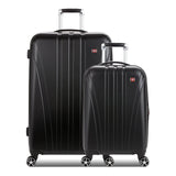 SwissGear 7585 Hardside Expandable Luggage with Spinner Wheels, Black, 2 - Piece Set (19/27)