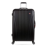 SwissGear 7585 Hardside Expandable Luggage with Spinner Wheels, Black, Checked - Large 27 - Inch