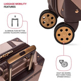 SwissGear 7739 Hardside Luggage Trunk with Spinner Wheels, Blush, Carry - On 19 - Inch