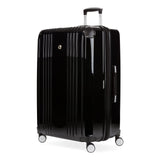 SwissGear 7786 Hardside Expandable Luggage with Spinner Wheels, Black, Checked-Large 27-Inch