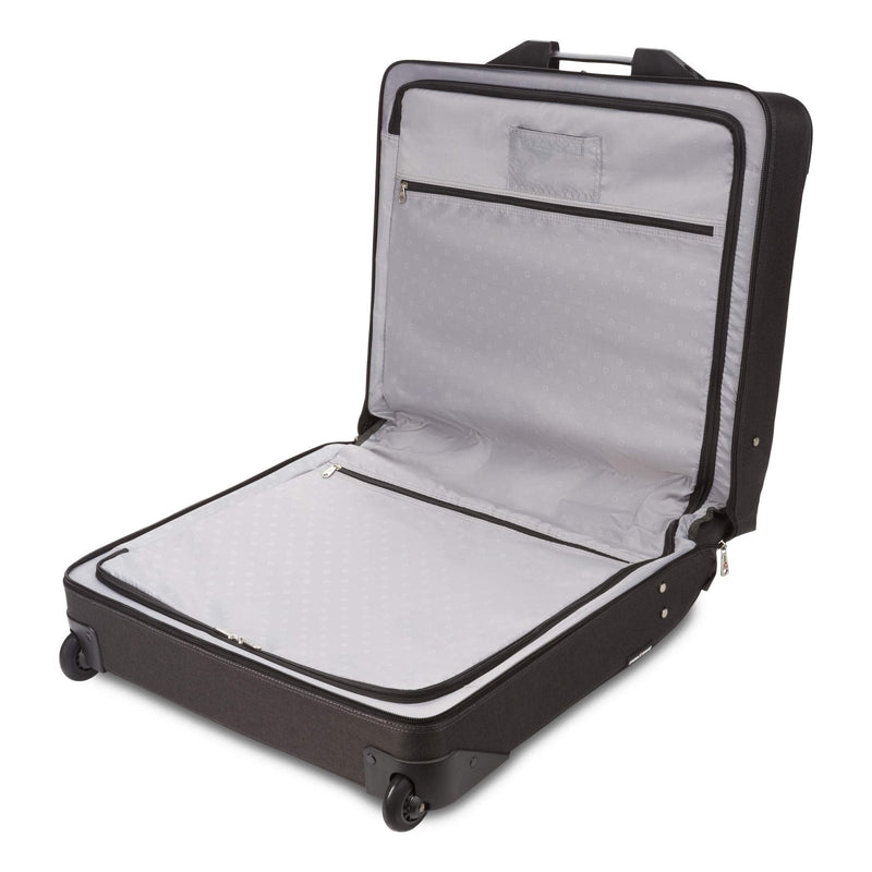SwissGear 7895 Premium Rolling Garment Bag, Bonus Hanging Feature, Men's and Women's, Carry - on Luggage - Grey Heather