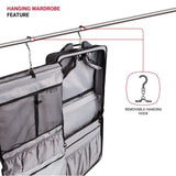 SwissGear 7895 Premium Rolling Garment Bag, Bonus Hanging Feature, Men's and Women's, Carry - on Luggage - Grey Heather