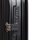 SwissGear 7910 Hardside Expandable Luggage with Spinner Wheels, TSA Lock and USB, Black, Carry - On 20 - Inch