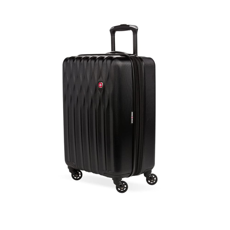 SwissGear 8018 Expandable Luggage, Hard Shell Carry - On Luggage with Spinner Wheels