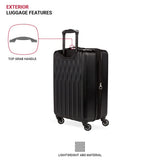 SwissGear 8018 Expandable Luggage, Hard Shell Carry - On Luggage with Spinner Wheels