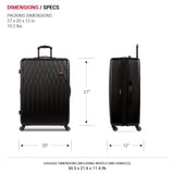 SwissGear 8018 Expandable Luggage, Hard Shell Large Luggage with Spinner Wheels