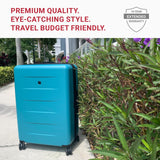 SwissGear 8020 Eclipse Collection Hardside Expandable Luggage – Black