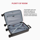 SwissGear 8020 Eclipse Collection Hardside Expandable Luggage – Black