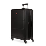 SwissGear 8090 Hardside Expandable Luggage with Spinner Wheels, Black, Checked-Large 28-Inch