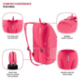 SwissGear 8118 Laptop Backpack, Fits up to 14 - Inch Laptop, Pink