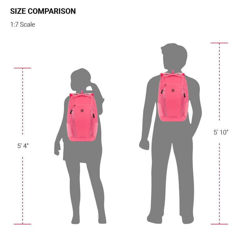 SwissGear 8118 Laptop Backpack, Fits up to 14 - Inch Laptop, Pink
