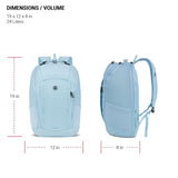 SwissGear 8119 Laptop Backpack, Light Blue, 19 In