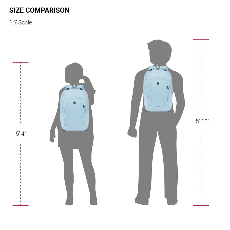 SwissGear 8119 Laptop Backpack, Light Blue, 19 In
