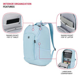 SwissGear 8119 Laptop Backpack, Light Blue, 19 In