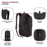 SwissGear 8183 Laptop Backpack, Charcoal Heather, 18 In