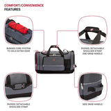 SwissGear Apex Duffle Bag for Travel and Gym with Bungee - Cord System