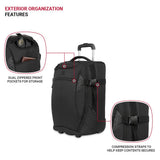 SwissGear Apex Exec Wheeled Rolling Duffel Bag, Black, 2 - Piece Set (20/28)