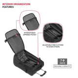 SwissGear Apex Exec Wheeled Rolling Duffel Bag, Black, 2 - Piece Set (20/28)