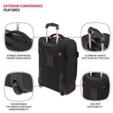 SwissGear Apex Exec Wheeled Rolling Duffel Bag, Black, 2 - Piece Set (20/28)