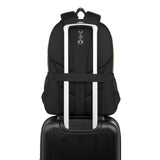 SWISSGEAR Cecil 18 - Inch Laptop Backpack Fits 16 - Inch Laptop, Travel Daypack with Organizer Pockets, Water Bottle Holders & Padded Straps – Pastel Brown/Black