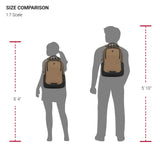 SWISSGEAR Cecil 18 - Inch Laptop Backpack Fits 16 - Inch Laptop, Travel Daypack with Organizer Pockets, Water Bottle Holders & Padded Straps – Pastel Brown/Black