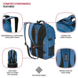 SwissGear Civic Pro Laptop Backpack, Navy, 18"x13.25"x7"