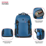 SwissGear Civic Pro Laptop Backpack, Navy, 18"x13.25"x7"