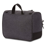 SwissGear Getaway Toiletry Bag, Hanging Premium Men’s and Women’s Large Travel Dopp Kit, Travel Organizer for Bathroom, Gym, and Shower Toiletries, Grey Heather