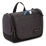 SwissGear Getaway Toiletry Bag, Hanging Premium Men’s and Women’s Large Travel Dopp Kit, Travel Organizer for Bathroom, Gym, and Shower Toiletries, Grey Heather