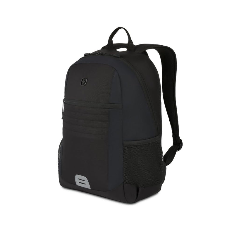 SwissGear Intro Laptop Backpack, Black, 17.5"x12"x6"