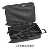 SwissGear Lightweight Expandable Spinner, Black Wave, 3 - Piece Set