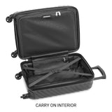 SwissGear Lightweight Expandable Spinner, Black Wave, 3 - Piece Set